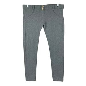 Freddy WR UP Skinny Pants Grey Lifting Shaping Push Up Low Rise Women's US 8